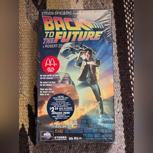 Back To The Future VHS 1985 McDonald's Promo Sealed